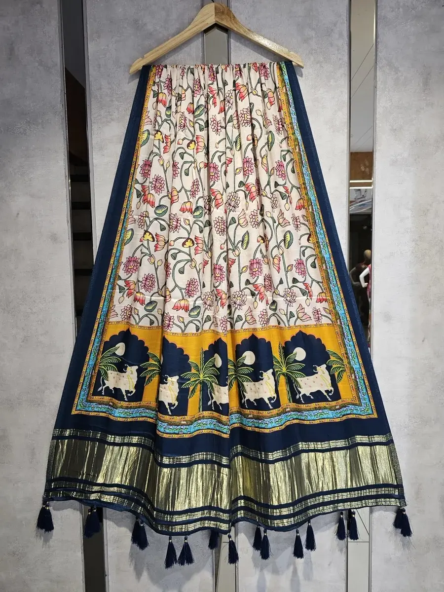 Gaji Silk Lagdi Patta GSL009