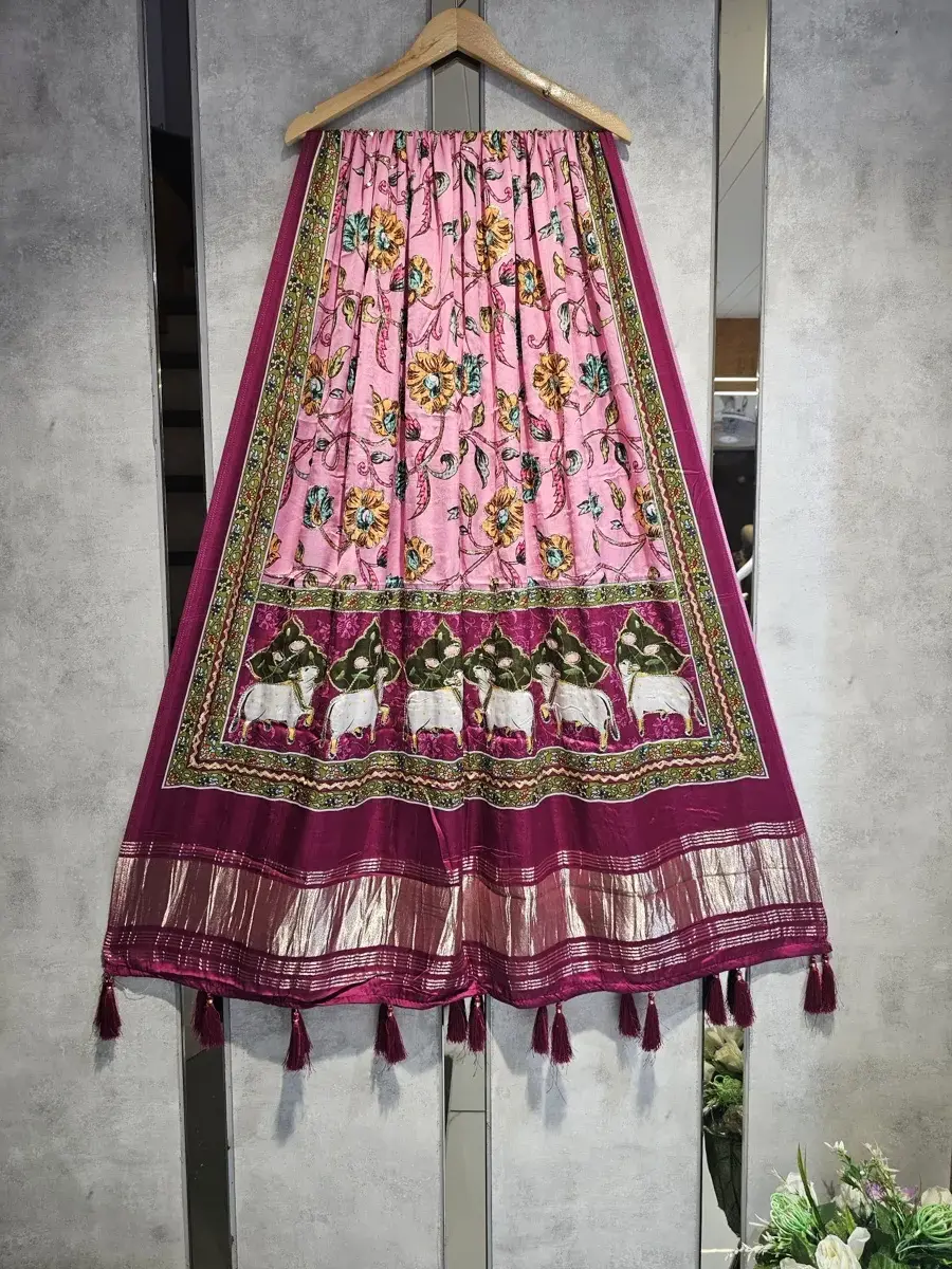 Gaji Silk Lagdi Patta GSL011