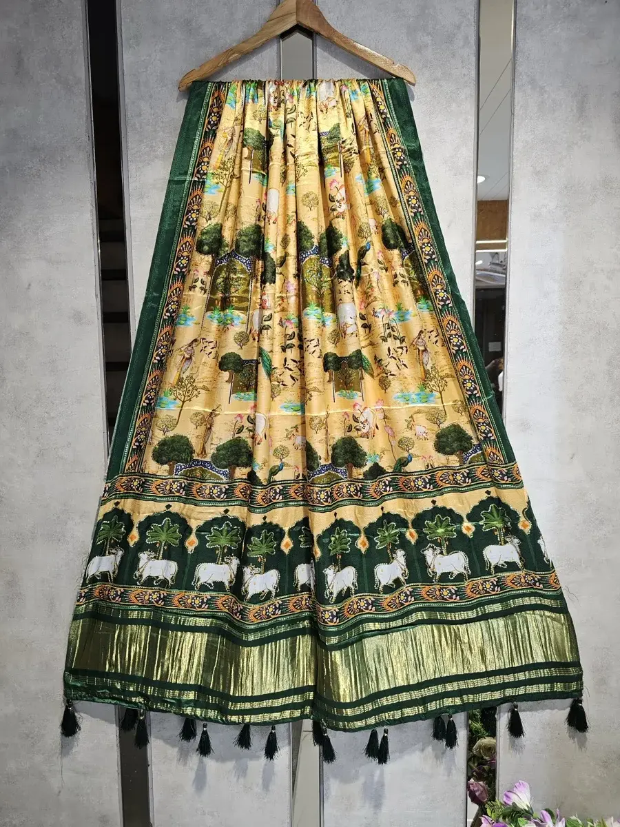 Gaji Silk Lagdi Patta GSL012