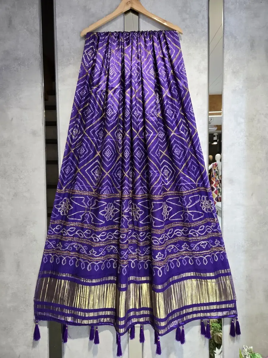 Gaji Silk Lagdi Patta GSL019