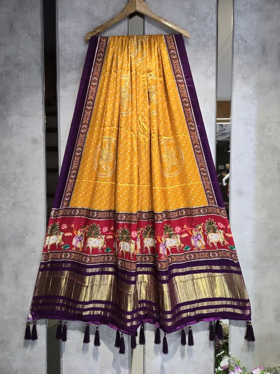 Gaji Silk Lagdi Patta GSL020