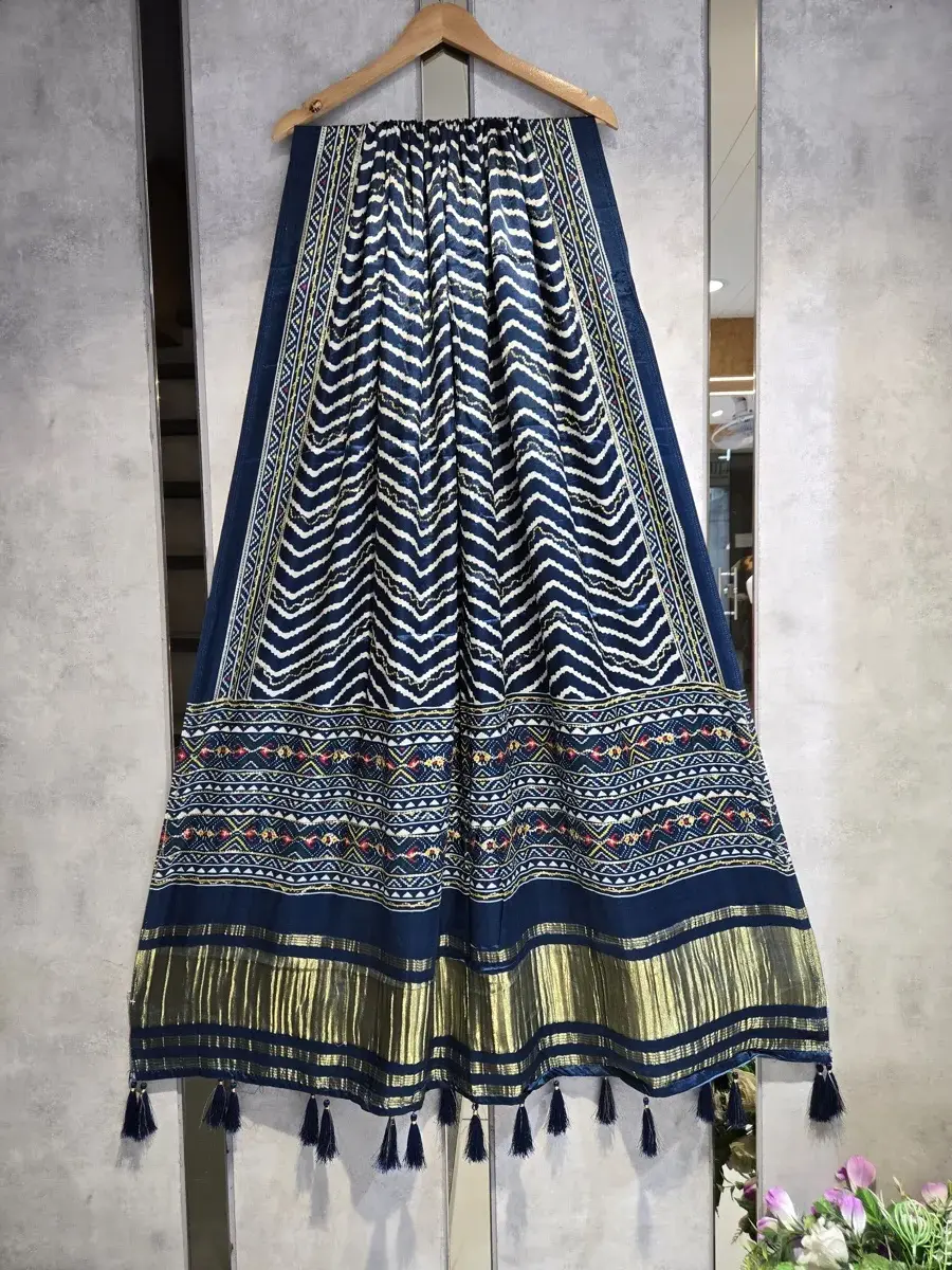 Gaji Silk Lagdi Patta GSL024