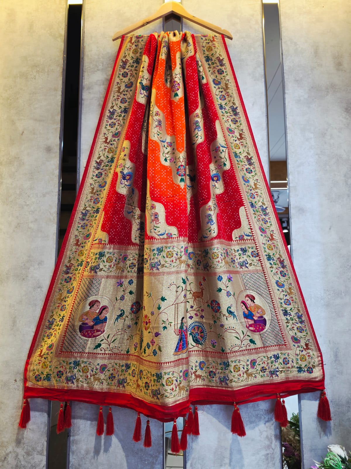 jorjet khadi position dupatta JKPD002